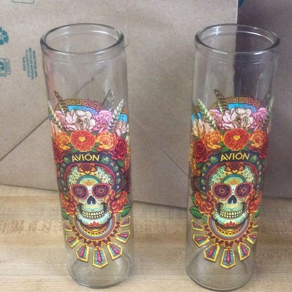 New 2 Avion Tequila Glasses - Picture 1 of 7